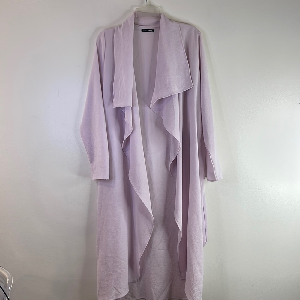 PURPLE DUSTER - FASHION NOVA - MEDIUM - NEVER WORN
